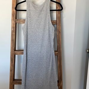 Grey rubbed tank dress